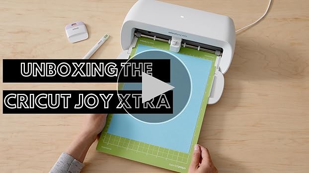 Amazon.com: Cricut Joy Xtra 機器附智慧型乙烯基、轉印膠帶和除草工具